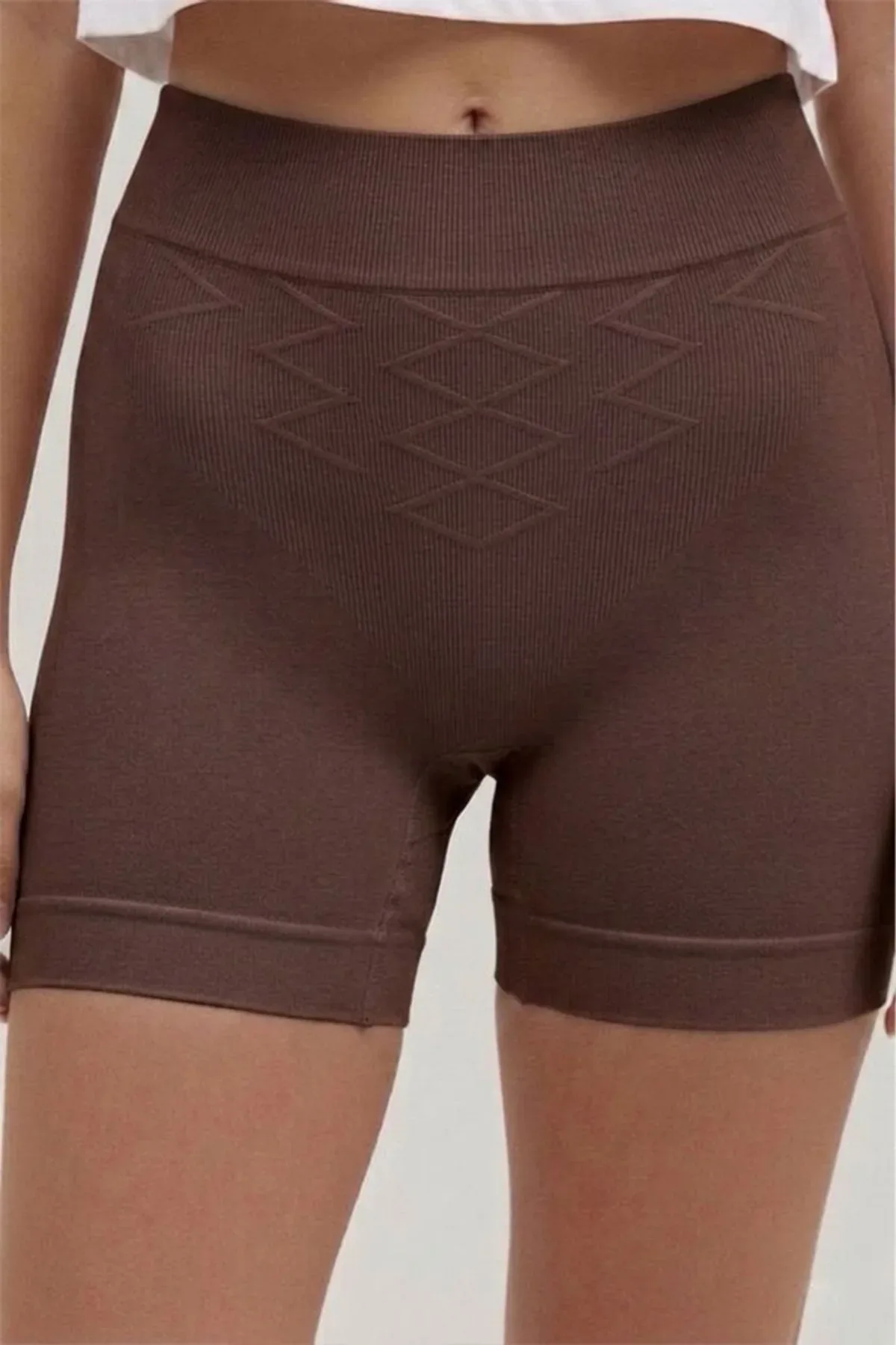 Push Up Seamless Dikişsiz Popo Şekillendirici Kısa Paçalı Korse 2064 -