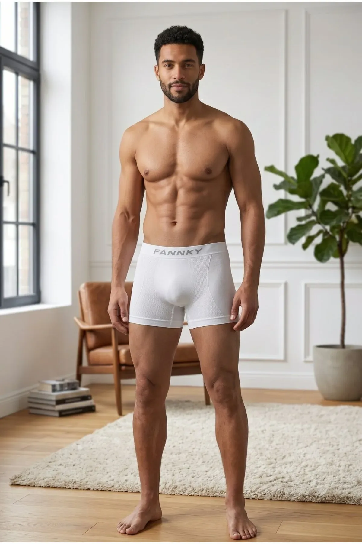 Erkek Rahat Esnek Seamless Boxer